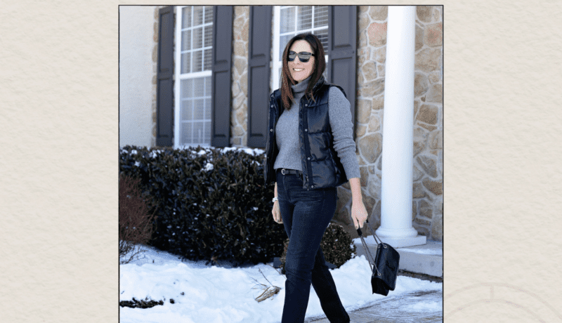 Then & Now: 5 Ways to Style a Grey Sweater