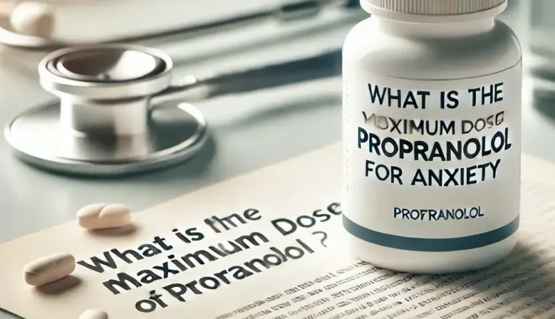 What Is the Maximum Dose of Propranolol for Anxiety?