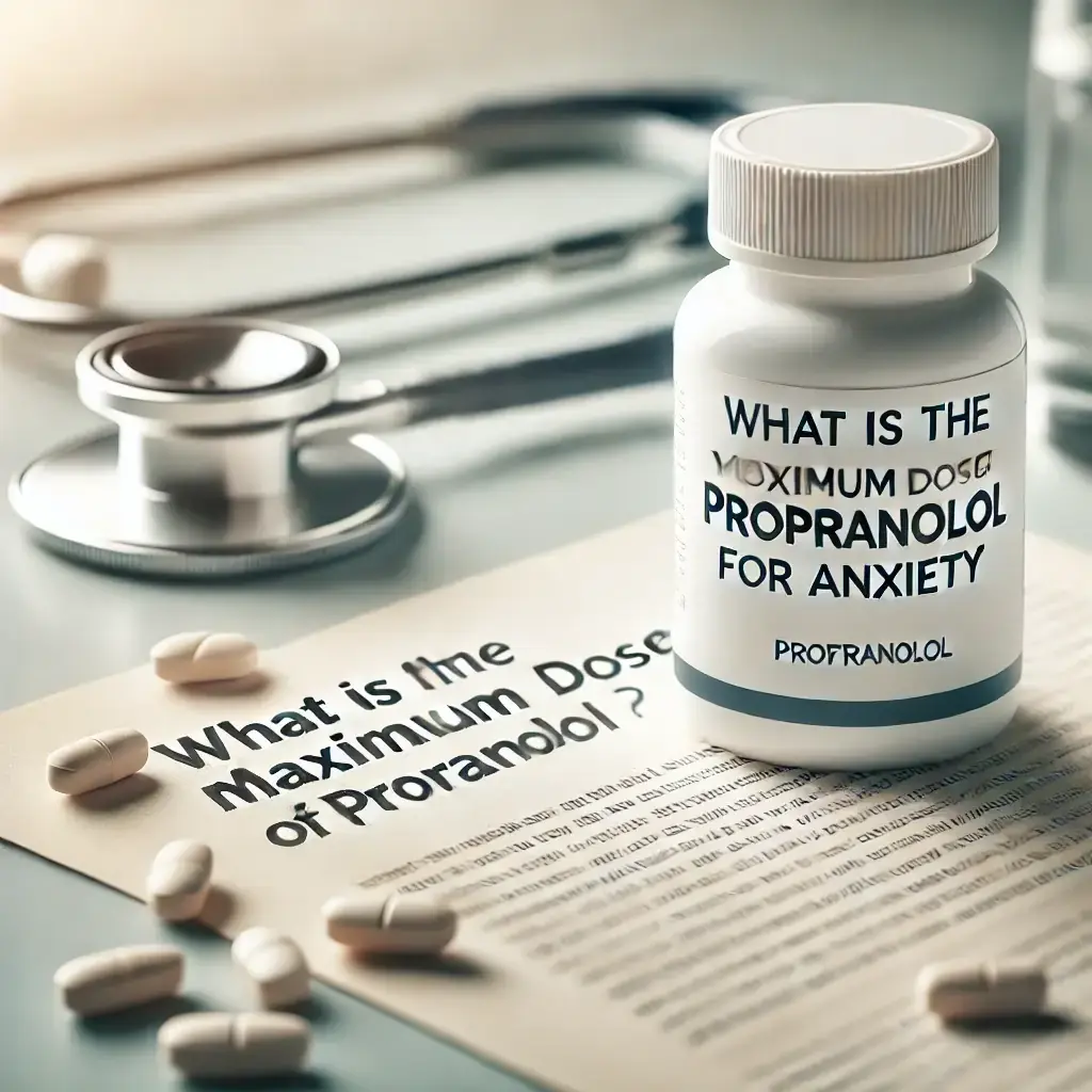 What Is the Maximum Dose of Propranolol for Anxiety?